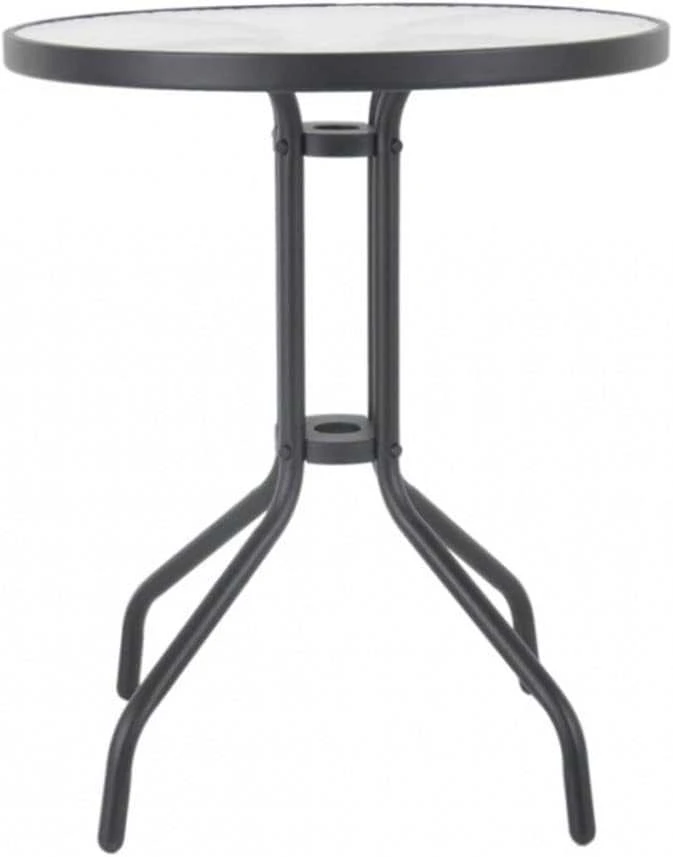Patio Stiklinis sodo staliukas „Bistro“, 60 cm