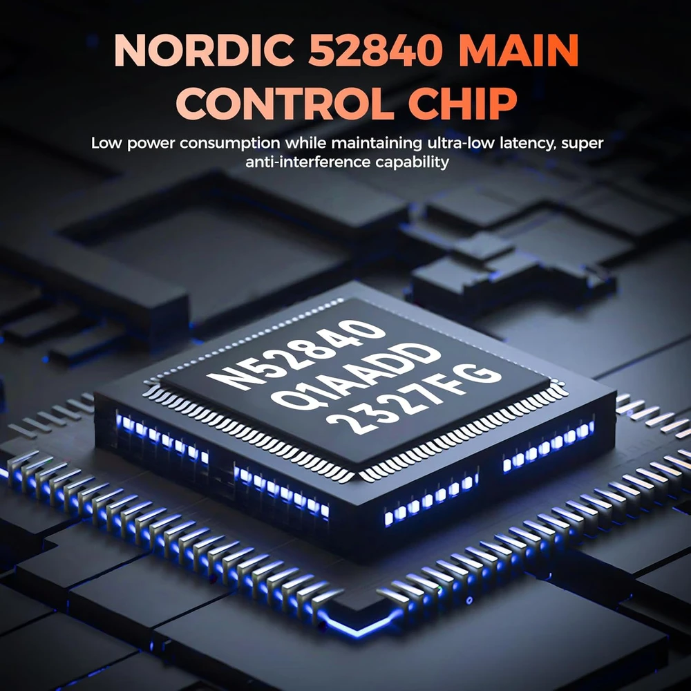 DAREU belaidė žaidimų pelė A950 WING, 30 000 DPI, 8K Hz, 35 g