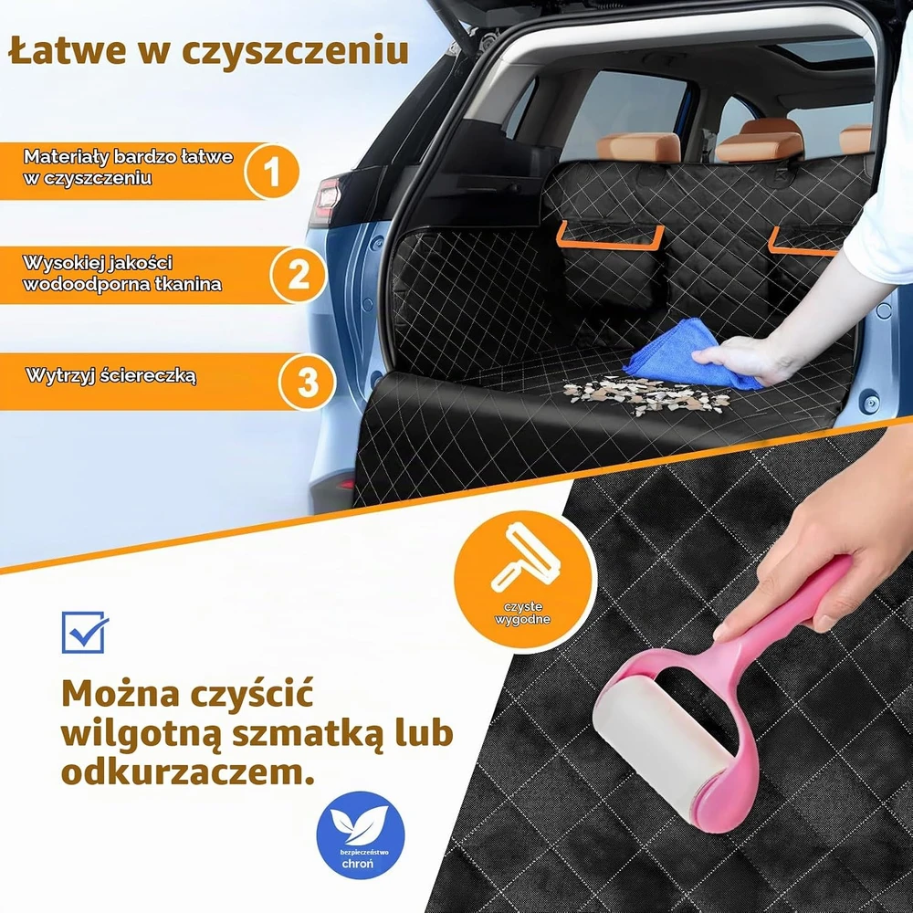 DATEFUN automobilio bagažinės apsauginis kilimėlis šunims, universalus, Oxford 600D, DHHH