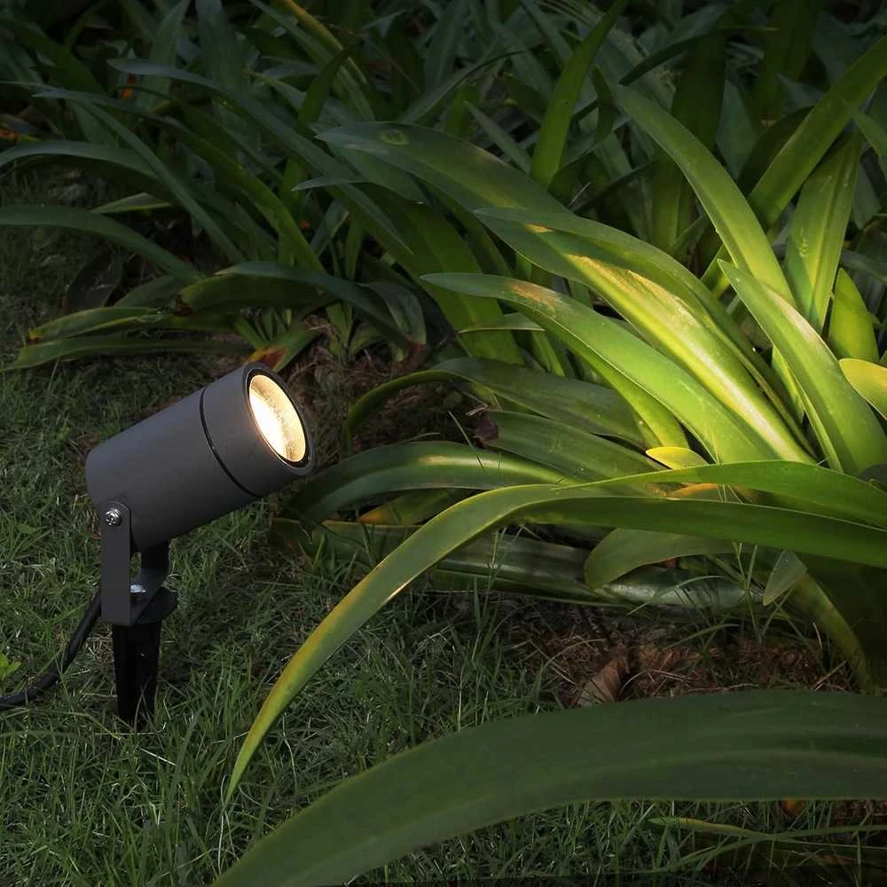 DAWALIGHT lauko LED šviestuvas su smaigaliu, GU10, IP65, 6 W, 3000 K, 4 vnt. rinkinys, ex049