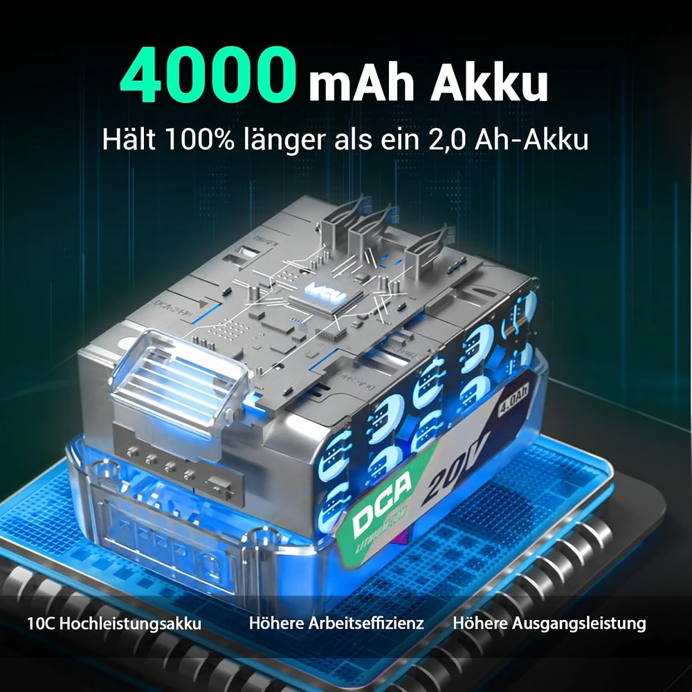 DCA akumuliatorinis smūginis veržliasukis 20 V, 320 Nm, 1/2 colio, ADPB320(EDM-DE01)