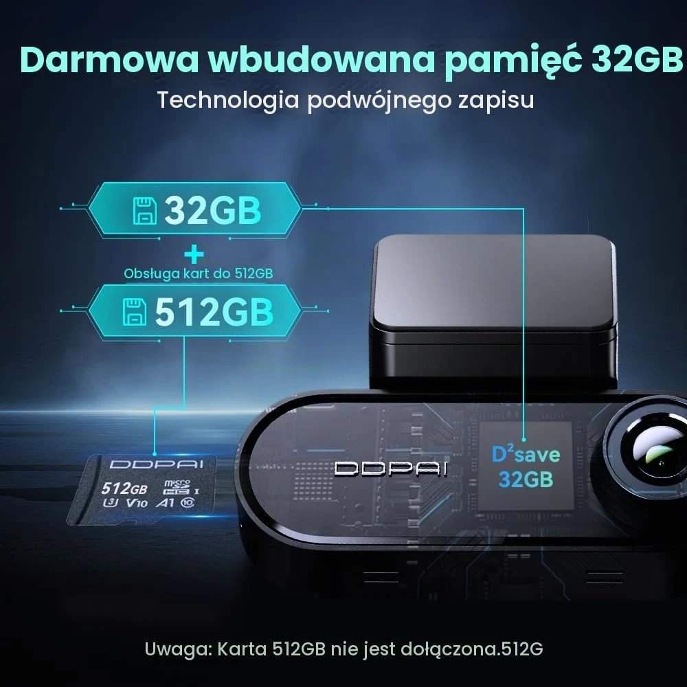 Vaizdo registratorius DDPAI N5 Dual