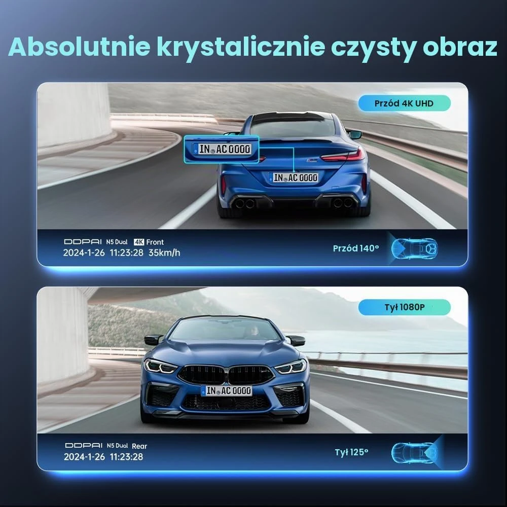 Vaizdo registratorius DDPAI N5 Dual