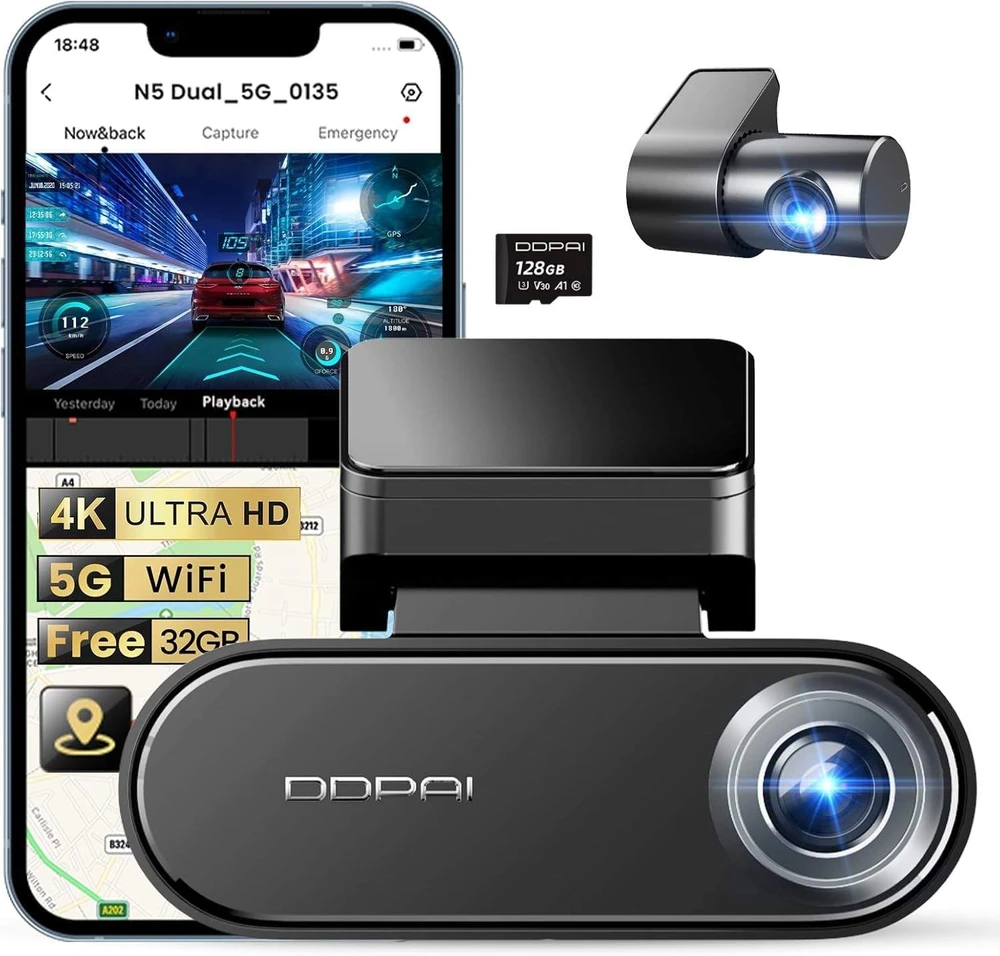 Vaizdo registratorius DDPAI N5 Dual