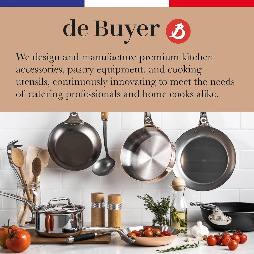 Anglinio plieno keptuvė De Buyer, 20 cm