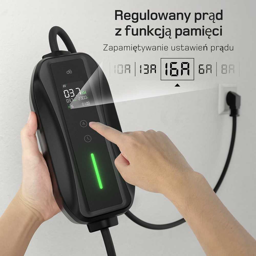 Deaccessories dé Elektromobilio įkrovimo kabelis 3,68 kW, 2 tipo