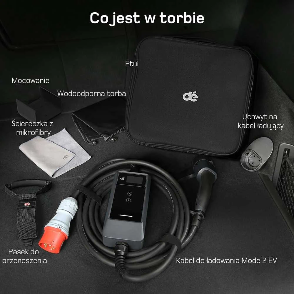 Deaccessories dé Mobilus elektromobilių įkroviklis 22 kW, su programėle