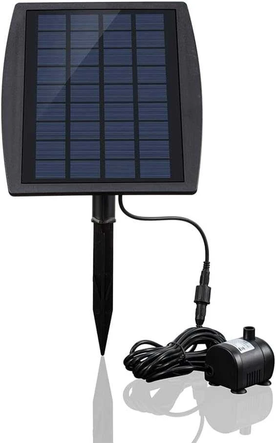 Decdeal saulės fontano pompa su 200 l/val srautu ir 9 V įtampa, BSV-SP025 modelis