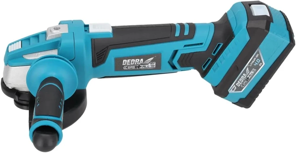 Dedra kampinio šlifuoklio rinkinys SAS+ALL 18 V su 2 × 4 Ah akumuliatoriais DED7030A06