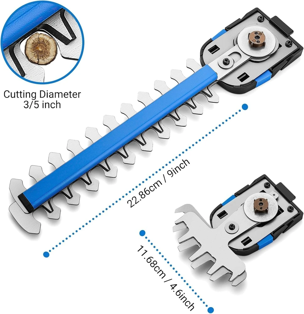 DEKOPRO akumuliatorinės krūmapjovės ir žoliapjovės rinkinys, 20 V, 2 viename, su baterija