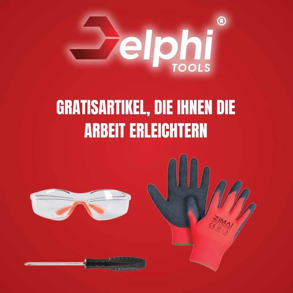 Grandininis pjūklas Delphi akumuliatorinė grandininė mini pjūklas 800 W, 21 V, 4" ir 6" geležtė, CG-35