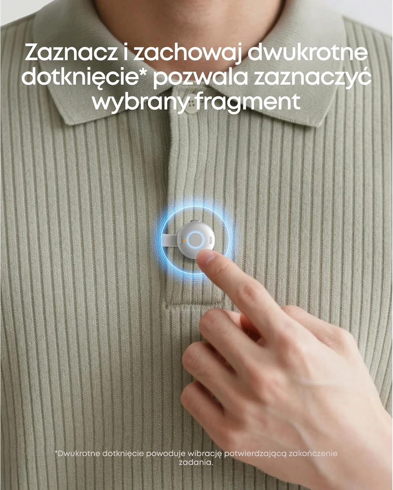 Diktofonas soundcore skaitmeninis diktafonas su dirbtinio intelekto transkripcijos funkcija, USB-C, 8 GB, D3200