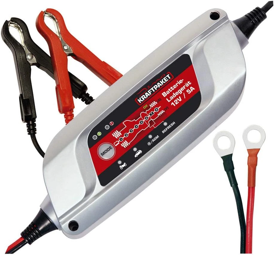 Dino KRAFTPAKET akumuliatorių įkroviklis 12 V 5 A IP65 136300
