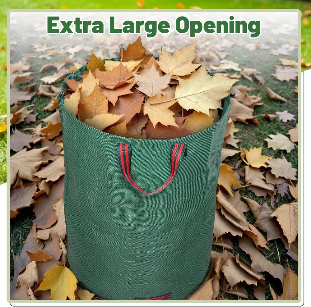 Dntorx daugkartinio naudojimo sodo atliekų maišai, 3 vnt., 500 l, 80 × 100 cm