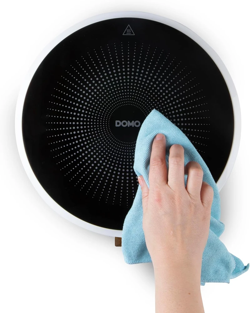 DOMO indukcinė kaitlentė, apvali, 2000 W, keraminis paviršius, DO30112IP modelis