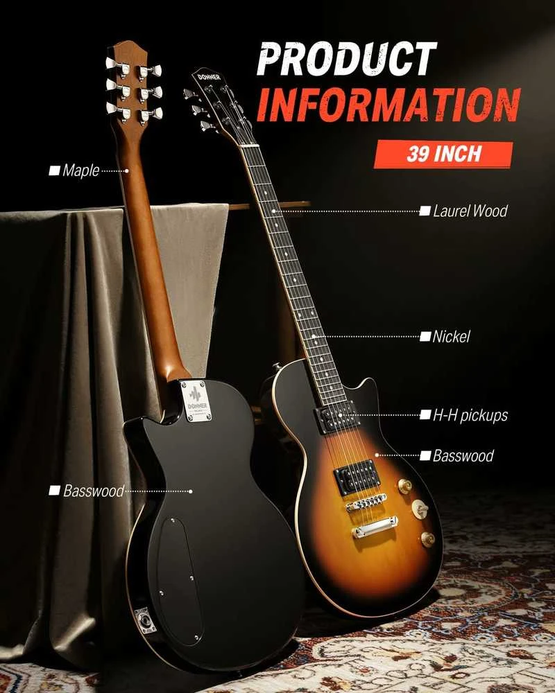 Donner LP stiliaus elektrinė gitara