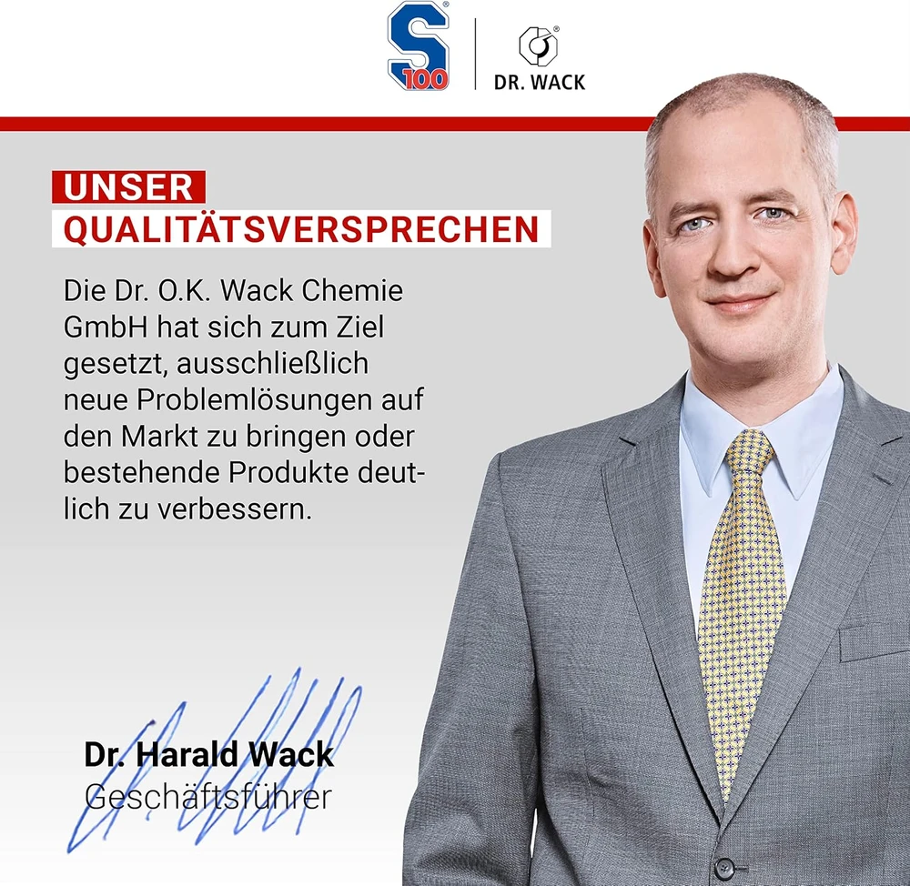 Dr. Wack S100 motociklų greitasis vaškas 500 ml, aerozolis, modelis 2440