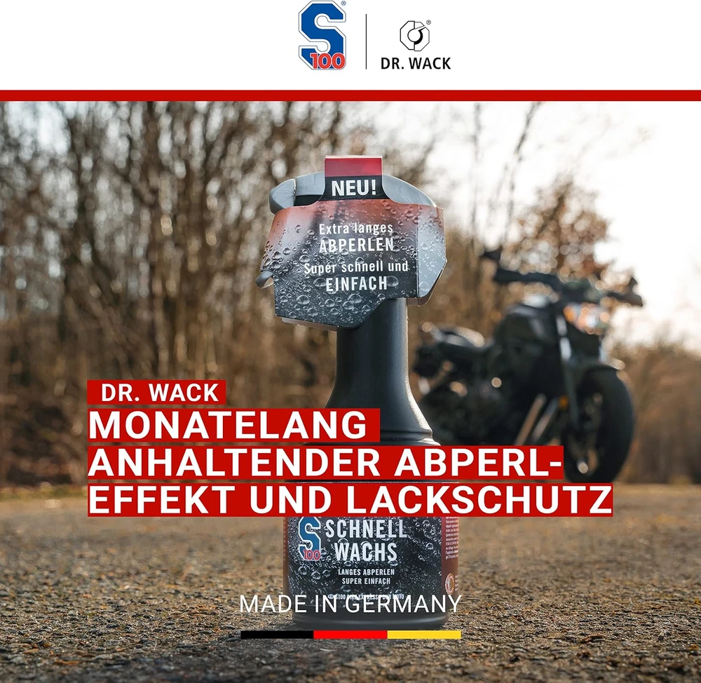 Dr. Wack S100 motociklų greitasis vaškas 500 ml, aerozolis, modelis 2440