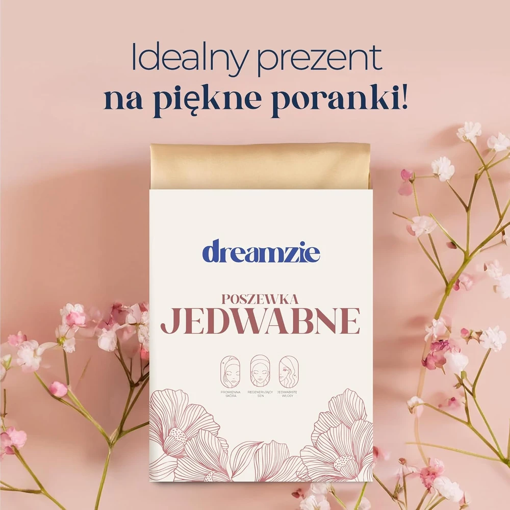 Dreamzie natūralaus morvinio šilko pagalvės užvalkalas, dvipusis, 19 momme, Oeko-Tex