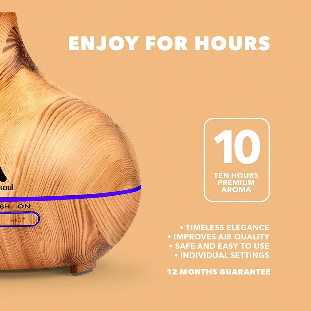 Drėkintuvas Aerosoul CONE 500 ml eterinių aliejų difuzorius