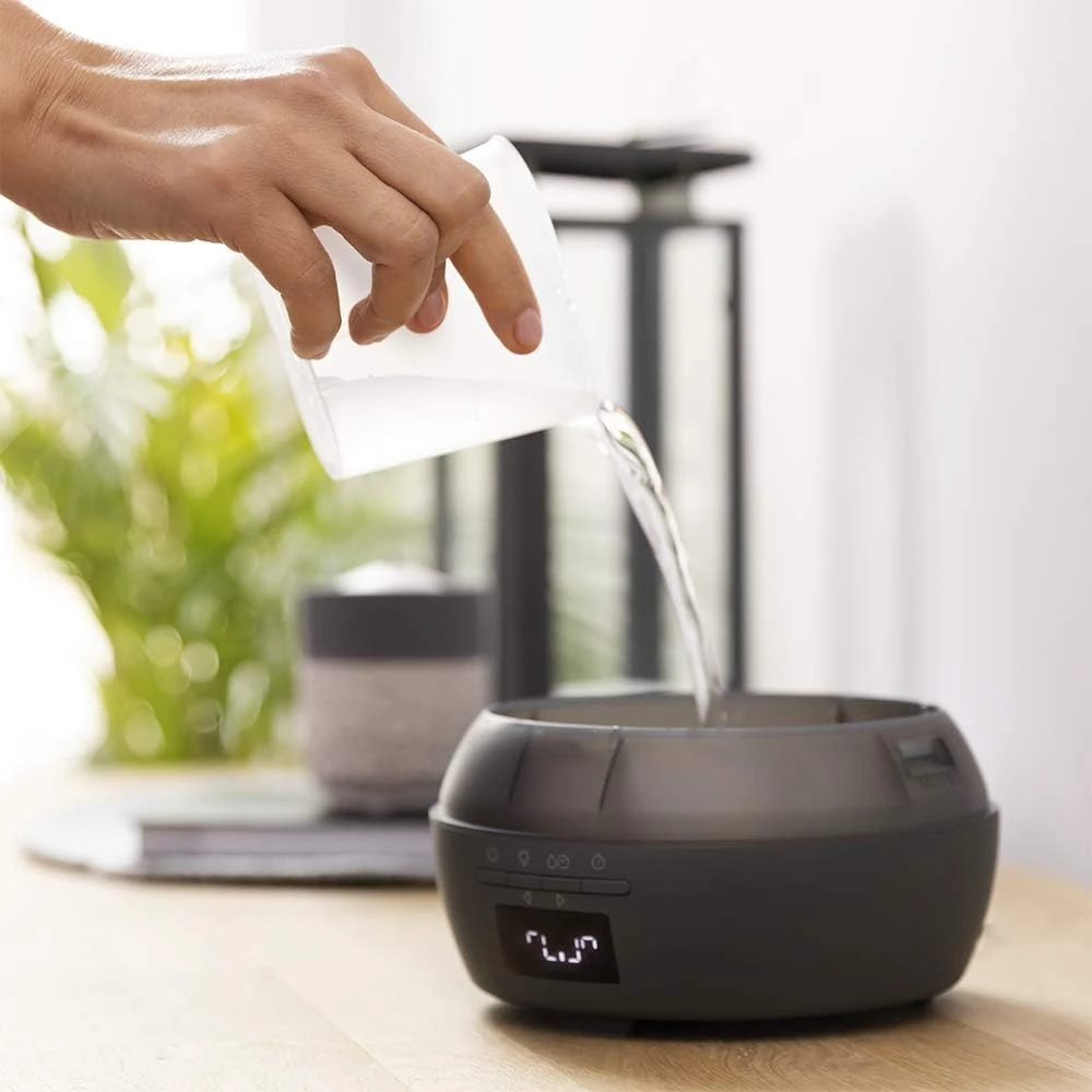 Drėkintuvas Cecotec aromaterapinis difuzorius PureAroma 550 Connected Pilkas Woody 500 ml Bluetooth 05648