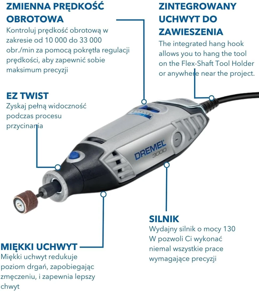 Dremel daugiafunkcinis įrankis 3000-1/25 EZ su 25 priedais