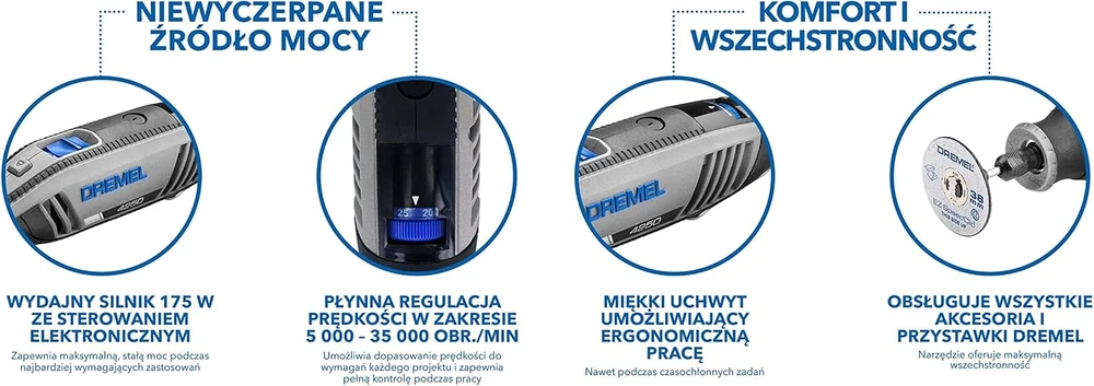 Dremel daugiafunkcinis įrankis 4250-35 su 35 priedais
