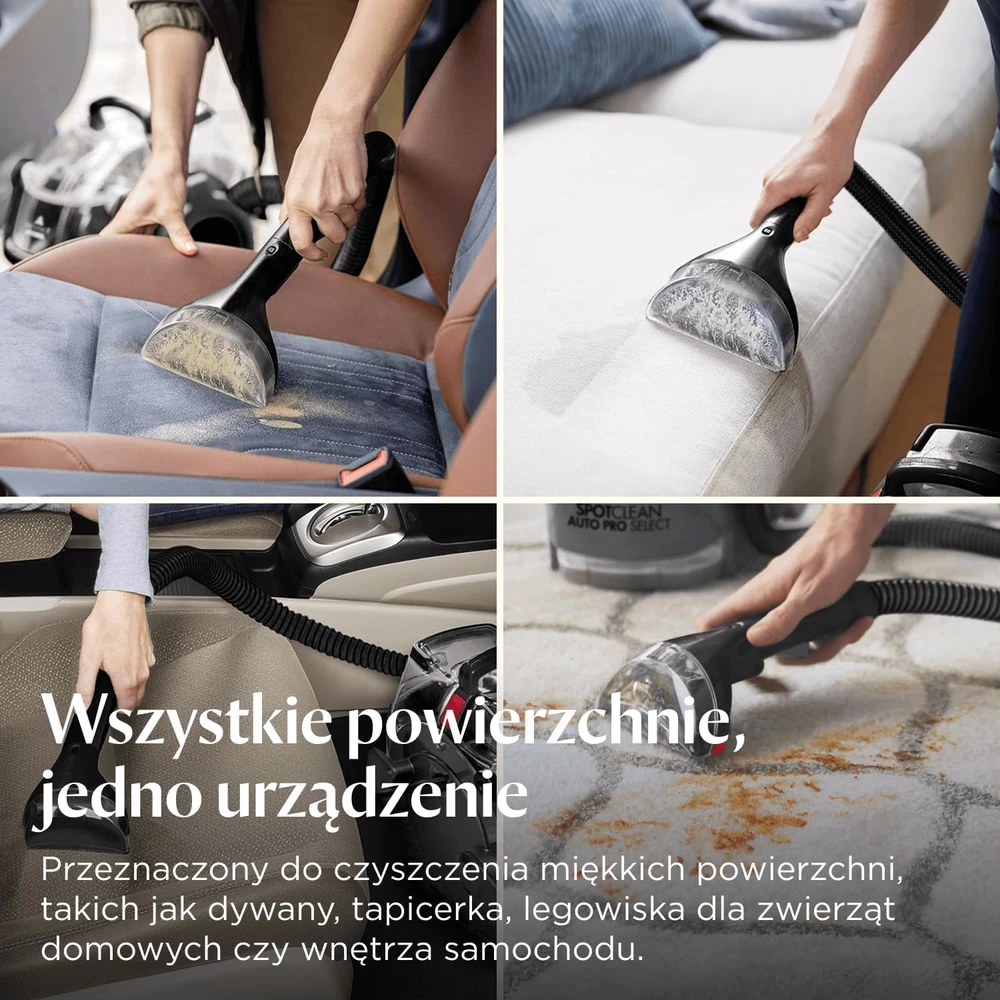 Kilimų ir baldų valymo įrenginys BISSELL SpotClean Auto Pro Select, 750W