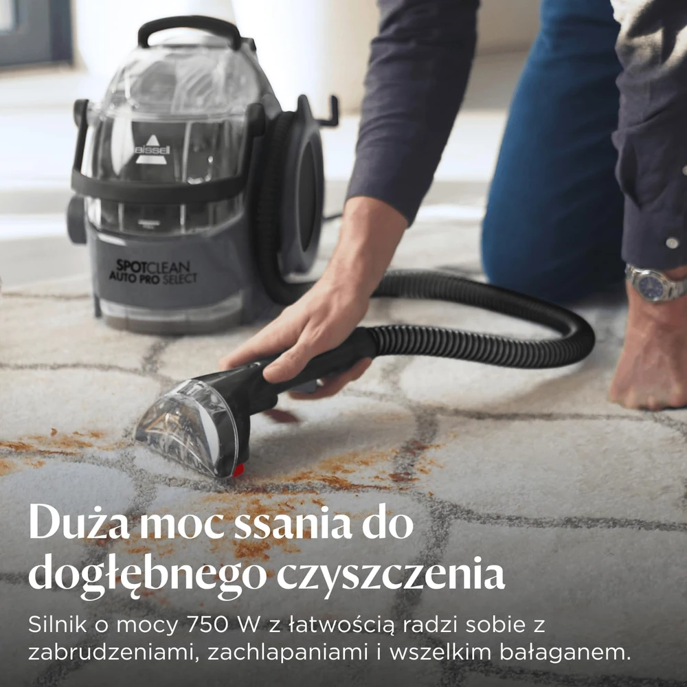 Kilimų ir baldų valymo įrenginys BISSELL SpotClean Auto Pro Select, 750W