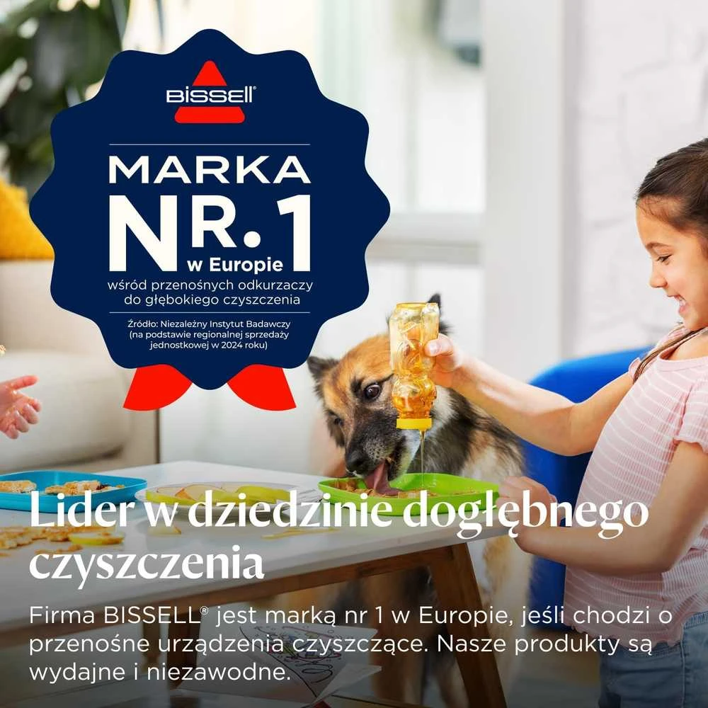 Dulkių siurblys BISSELL kompaktiškas giluminio valymo siurblys SpotClean ProHeat Advanced, 1125 W, kilimams ir apmušalams, 3924N