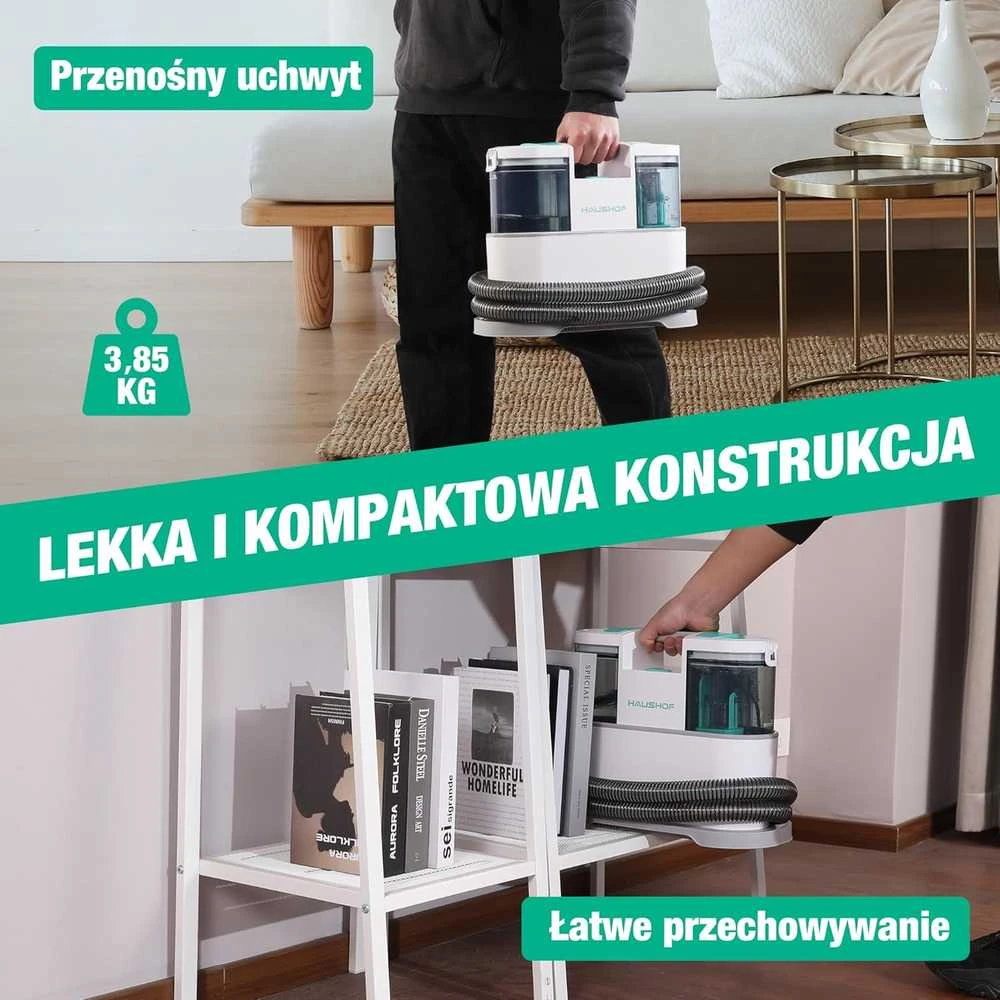 Dulkių siurblys HAUSHOF kilimų ir apmušalų valymo įrenginys StainZapper Pro, 450 W, 1.5 l talpa