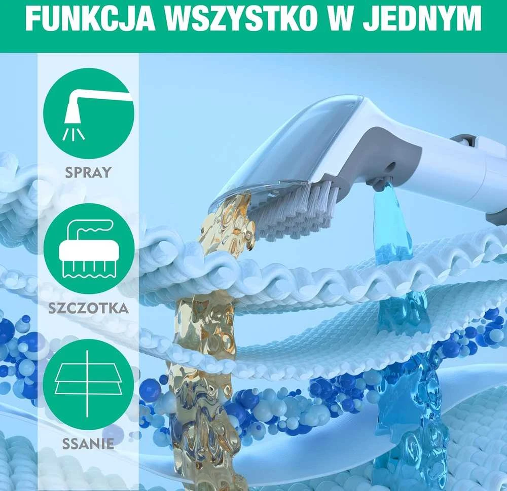 Dulkių siurblys HAUSHOF kilimų ir apmušalų valymo įrenginys StainZapper Pro, 450 W, 1.5 l talpa