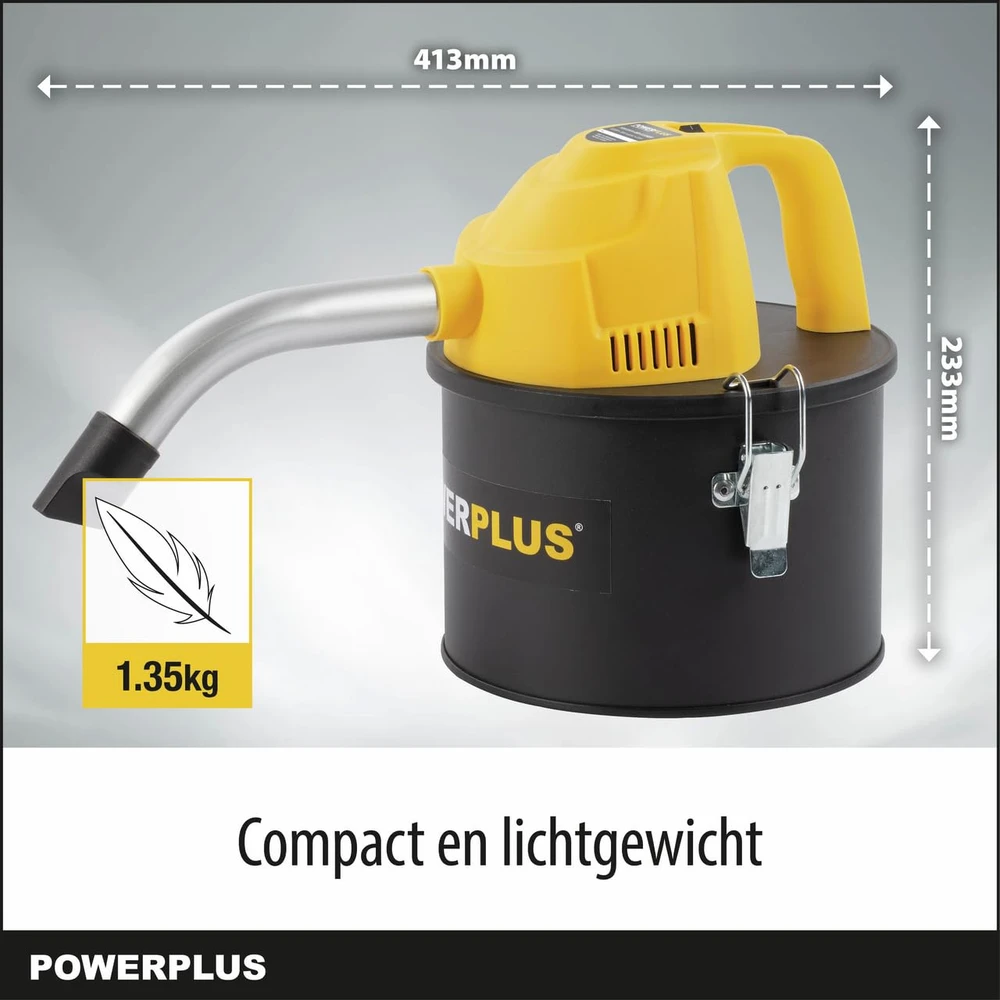 Dulkių siurblys POWERPLUS pelenų siurblys 600 W, 4 l su HEPA filtru POWX3004