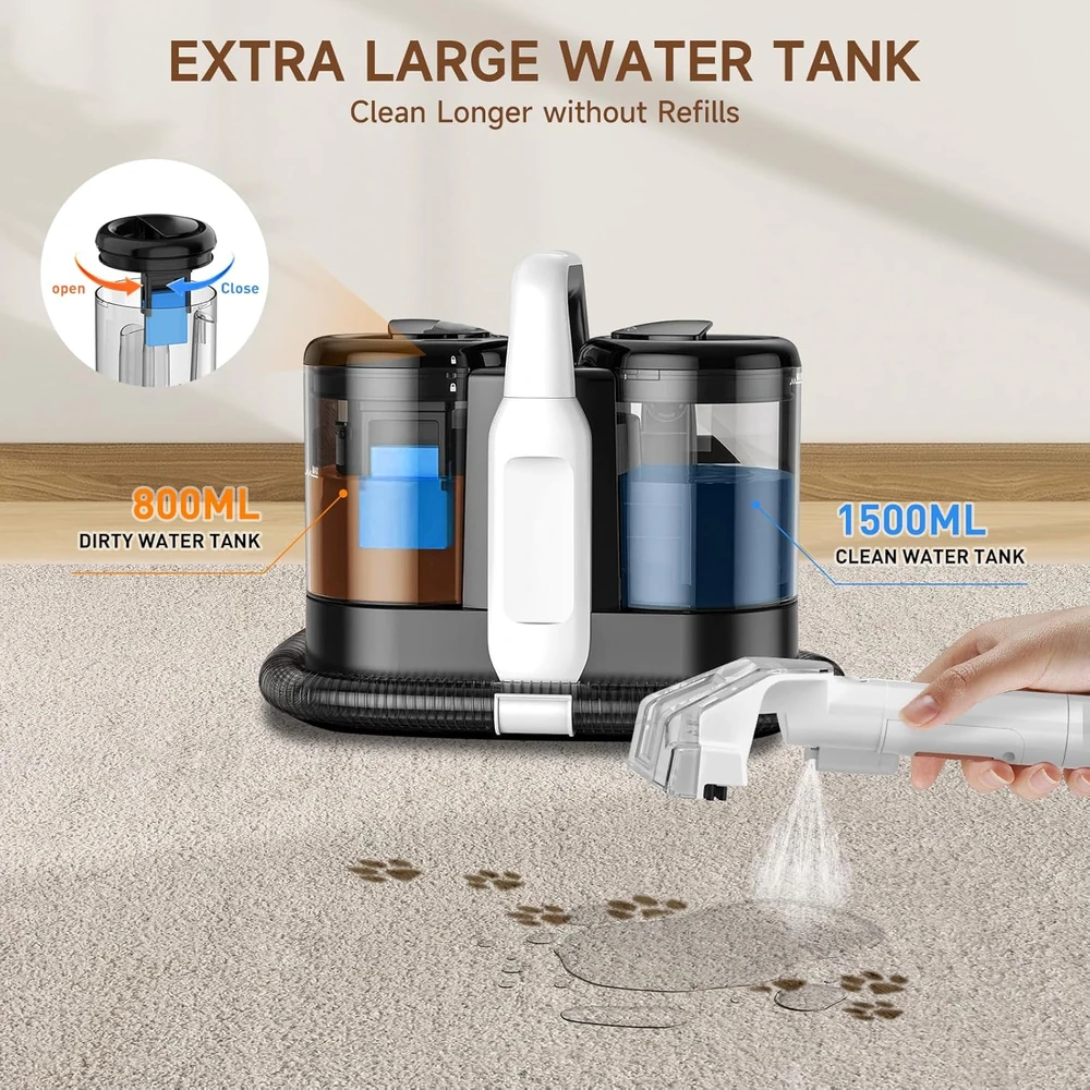 Dulkių siurblys ToyGem kilimų ir apmušalų valymo įrenginys 600 W, 1,5 l, VC03