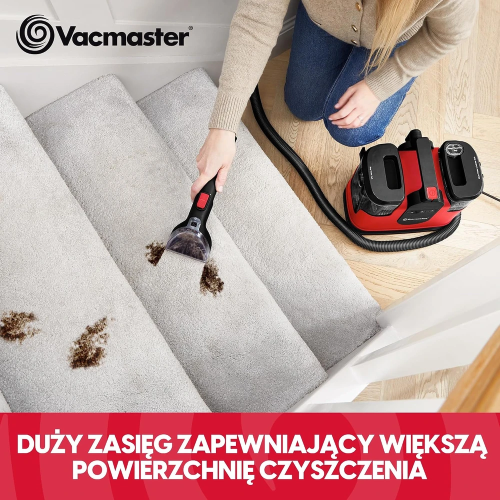 Dulkių siurblys Vacmaster kilimų ir apmušalų plovimo siurblys su pašildymu, 1150 W, 17 kPa, STMEUC01H
