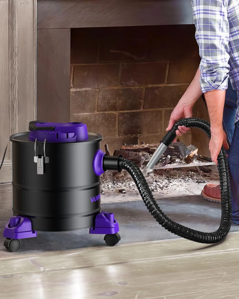 Dulkių siurblys VANPORE pelenų siurblys 20 l 1200 W su HEPA filtru ir pūtimo funkcija BJ1811