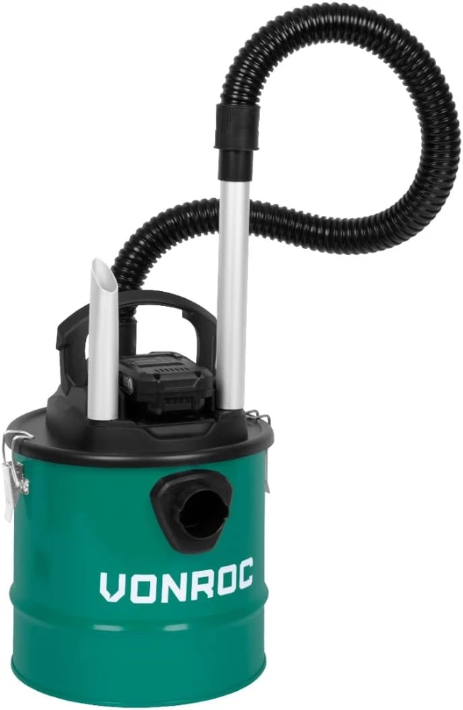 Dulkių siurblys VONROC belaidis pelenų siurblys 20 V, 12 l, HEPA filtras, pūtimo funkcija, S_VC507AC