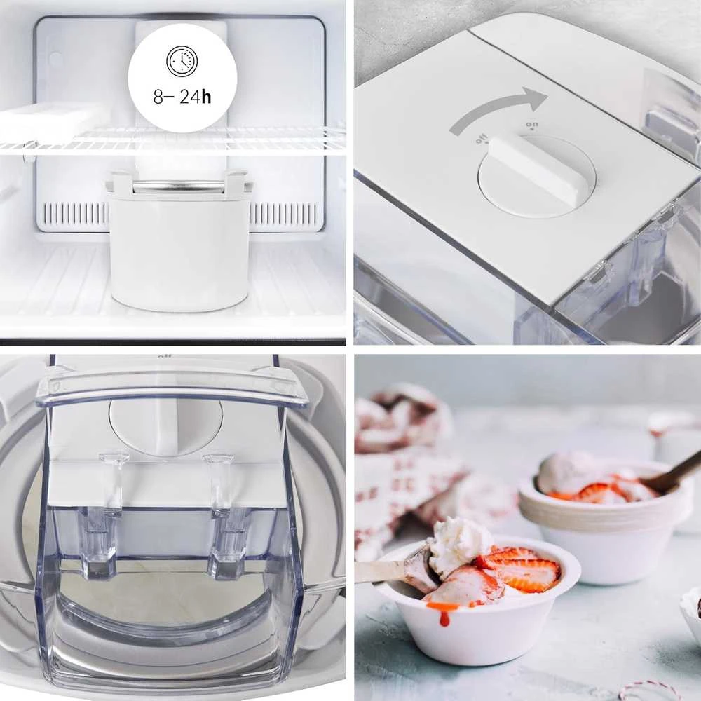 Duronic ledų gaminimo aparatas 1,5 l talpos, 9,3 W, be BPA, IM540 modelis