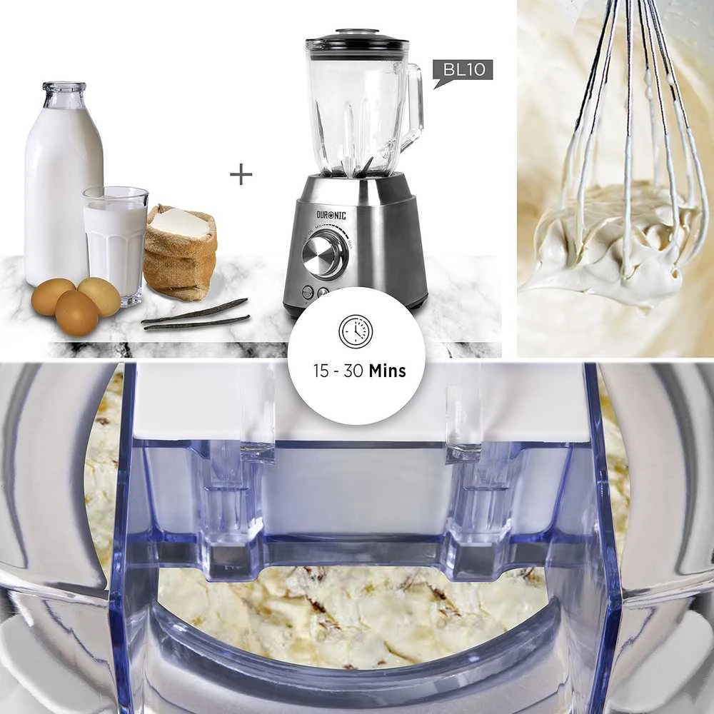 Duronic ledų gaminimo aparatas 1,5 l talpos, 9,3 W, be BPA, IM540 modelis