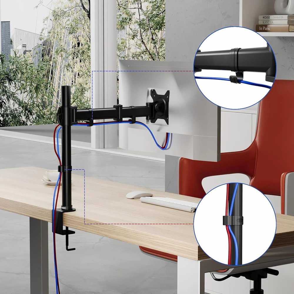 Duronic monitoriaus ir televizoriaus laikiklis 13–27 col., iki 8kg, VESA 75/100, DM251 × 3