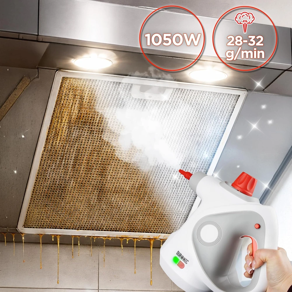 Duronic rankinis garinis valytuvas 1050 W, 350 ml, 135 °C, SC32 WE