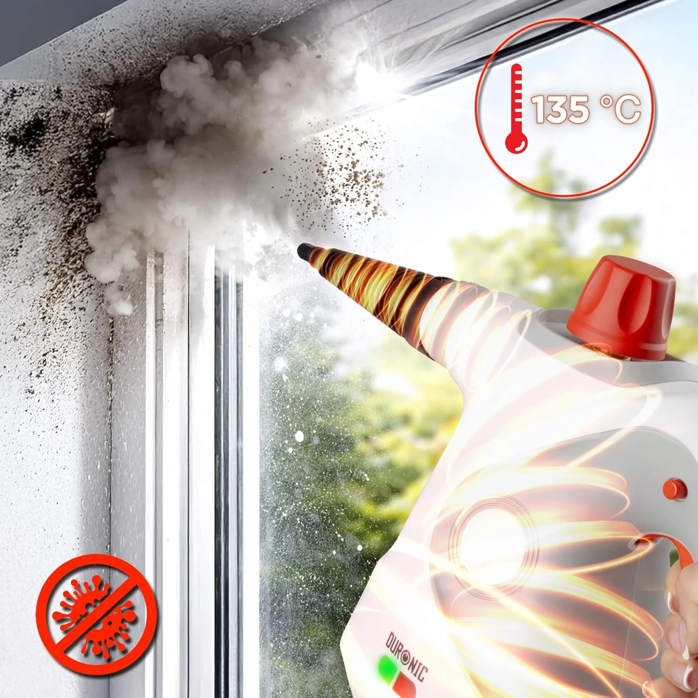 Duronic rankinis garinis valytuvas 1050 W, 350 ml, 135 °C, SC32 WE