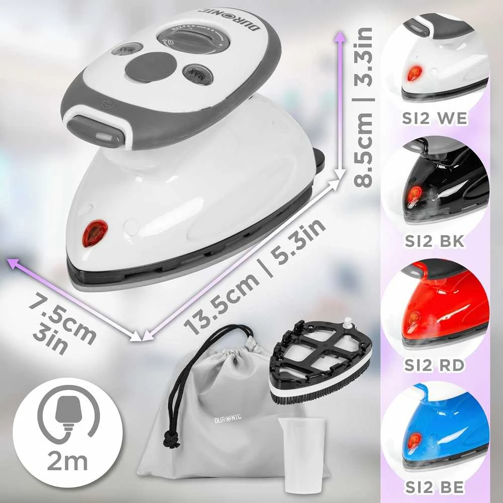 Duronic SI2 Garinis lygintuvas 375 W, baltas