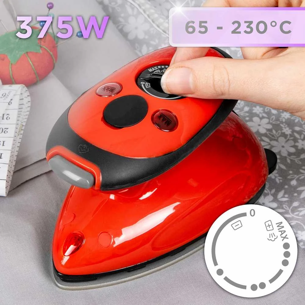 Duronic SI2 Garinis lygintuvas 375 W, raudonas