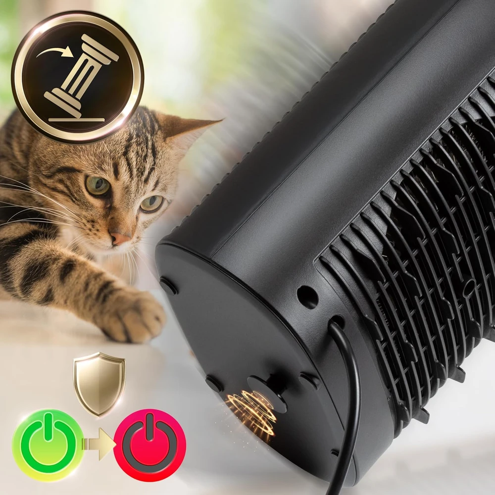 Duronic termoventiliatorius, 2000 W, HV32 BK