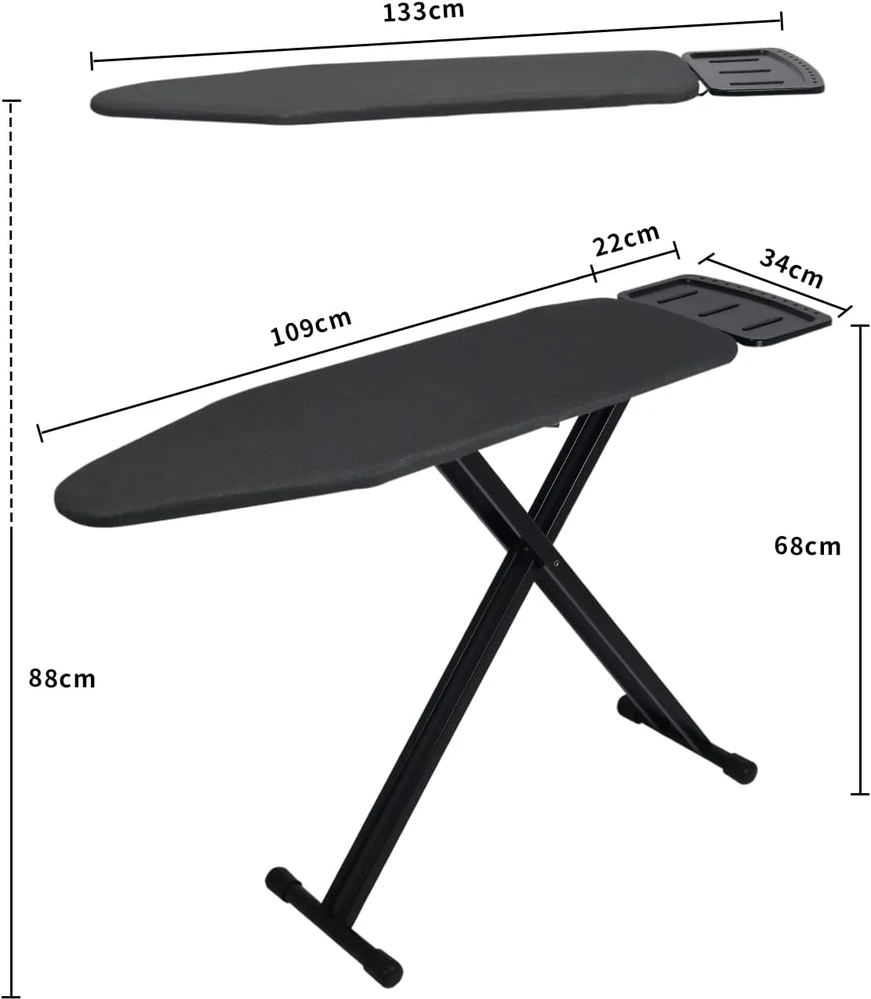 Duwee lyginimo lenta su garinio lygintuvo atrama, reguliuojamas aukštis, 34 x 109 cm, juoda