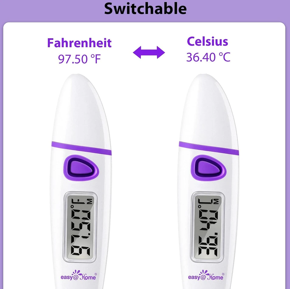 Easy@Home bazinės temperatūros termometras ovuliacijai su Premom programėle DMT-3018