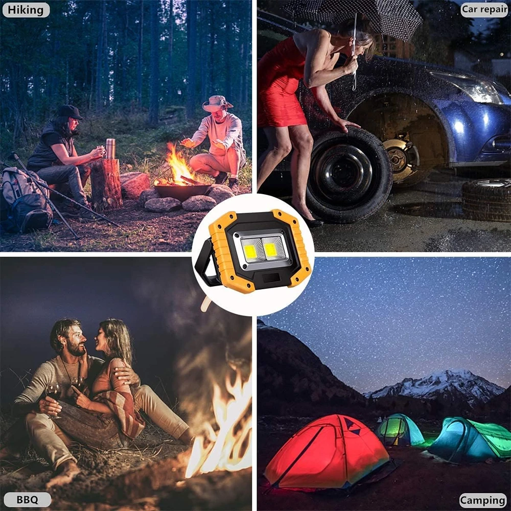 Edasion įkraunamas LED darbo prožektorius 30 W, 2000 lm, IP65 W840