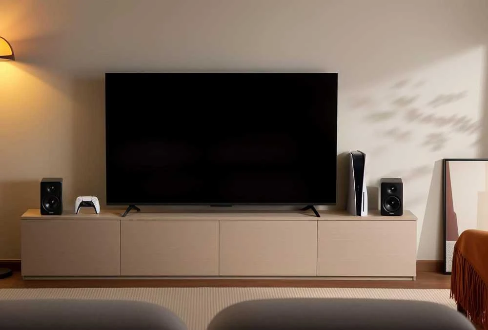 Kompiuterio kolonėlės Edifier stalinė kolonėlė, 100 W RMS, Hi-Res Audio, Bluetooth 6.0, HDMI eARC, USB-C, M90