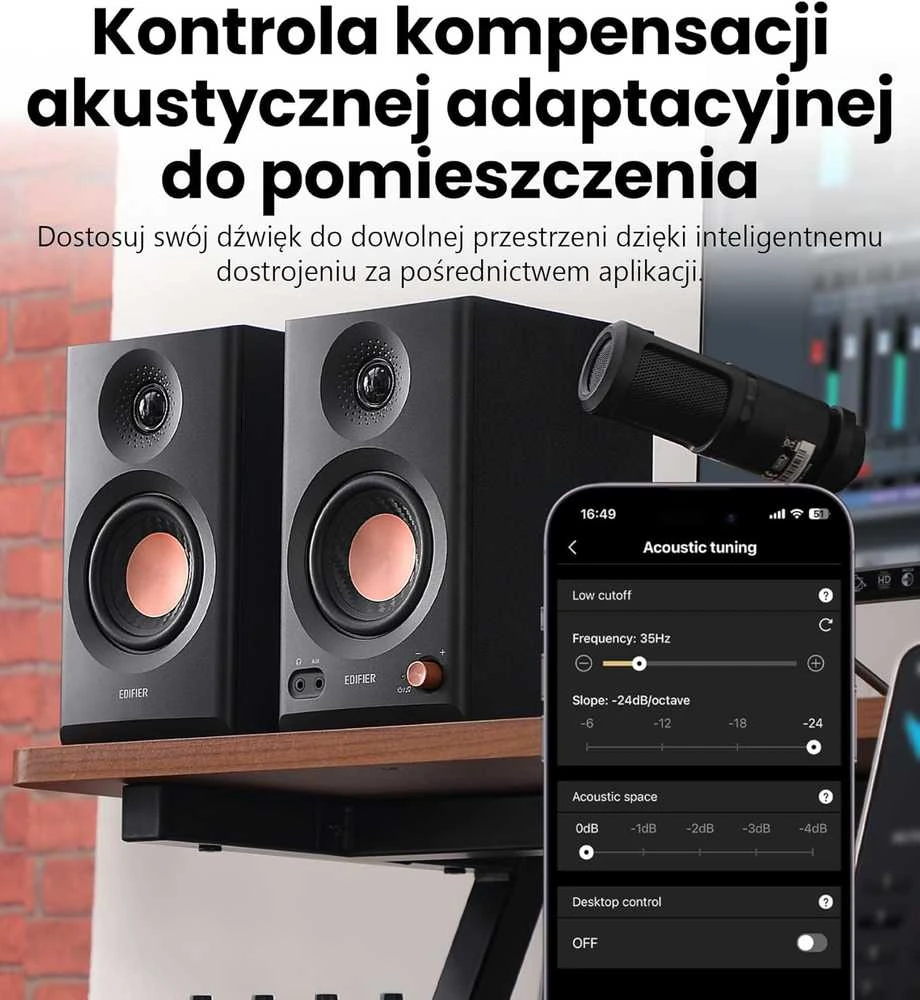 Kompiuterio kolonėlės 2.0 Edifier MR3 garsiakalbiai (juoda)